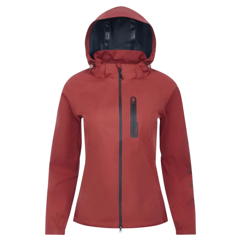 LeMieux Athena Women's Waterproof Lightweight Jacket - Russet-2