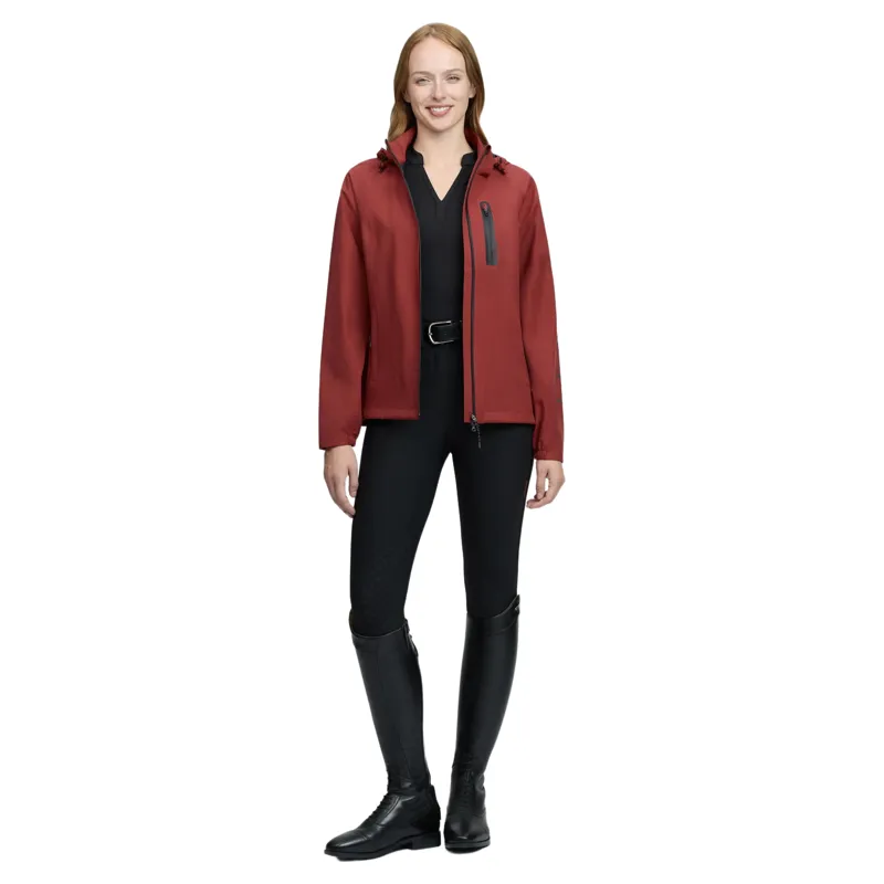 LeMieux Athena Women's Waterproof Lightweight Jacket - Russet-8
