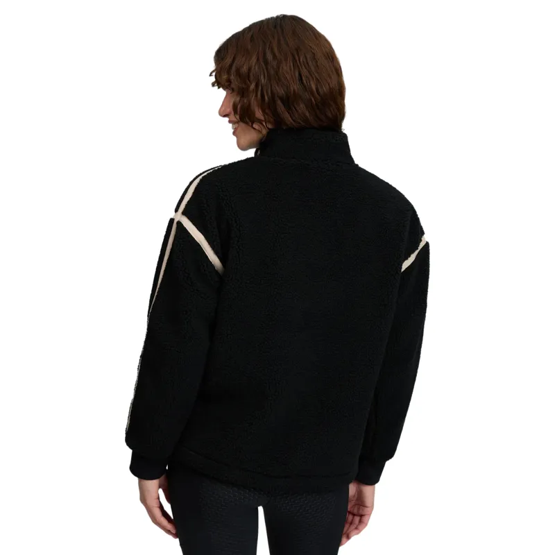 LeMieux Avery Women's 1/4 Zip Teddy Fleece - Black Pre-Order-3