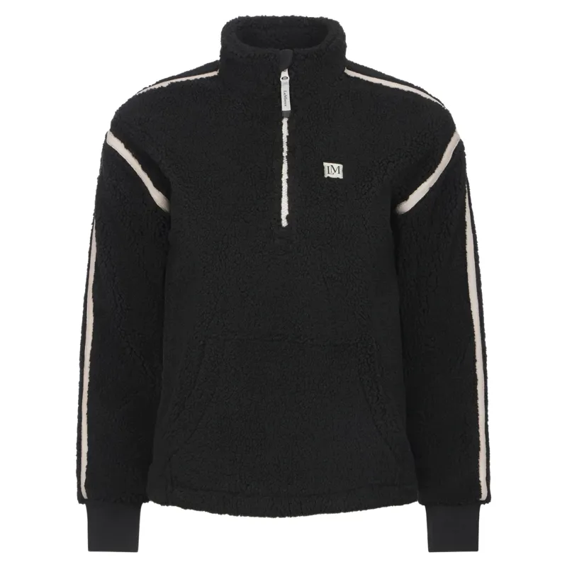 LeMieux Avery Women's 1/4 Zip Teddy Fleece - Black Pre-Order-1