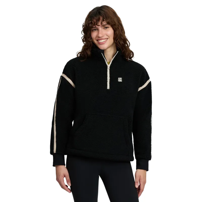 LeMieux Avery Women's 1/4 Zip Teddy Fleece - Black Pre-Order