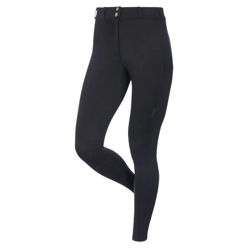 LeMieux Becca Knee Patch Womens Breeches - Black-1