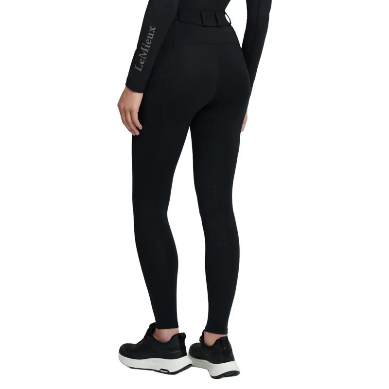 LeMieux Becca Knee Patch Womens Breeches - Black-2