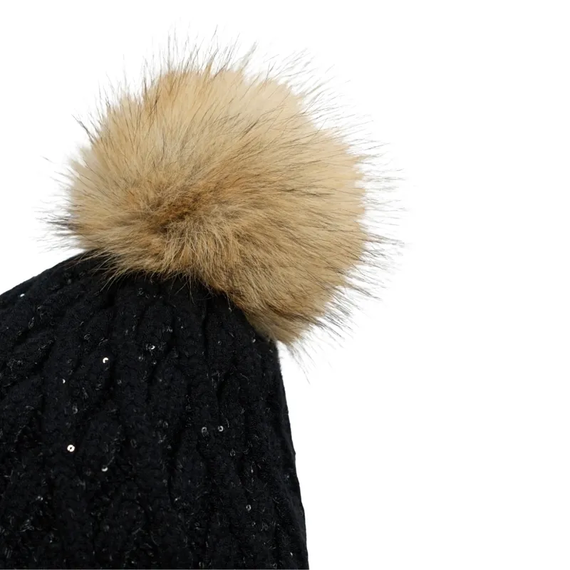 LeMieux Bernie Sequin Beanie - Black-3