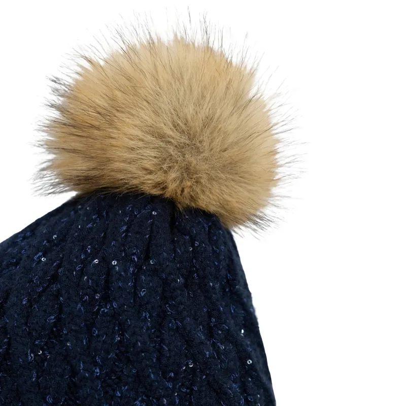 LeMieux Bernie Sequin Beanie - Navy-3