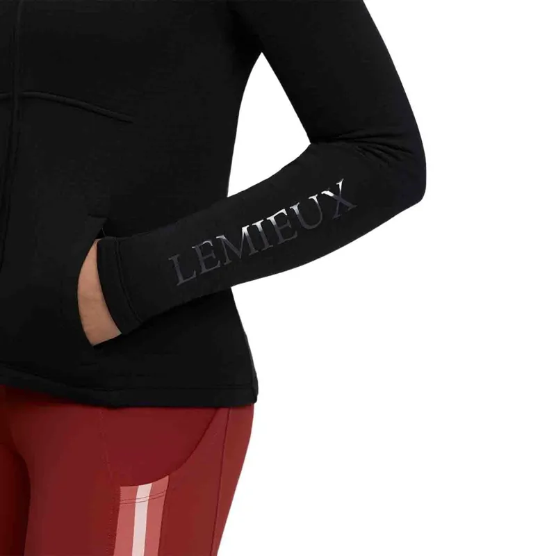 LeMieux Young Rider Bethany Junior Girls Zip-Up Fleece - Black-6