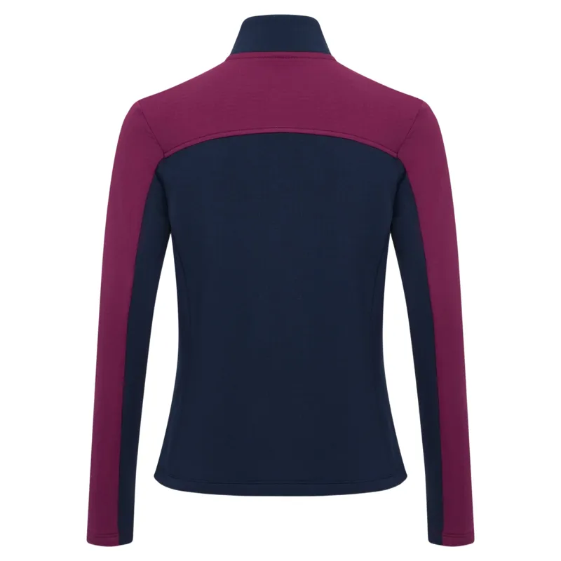 LeMieux Young Rider Bethany Junior Girls Full Zip Fleece - Blackberry-4