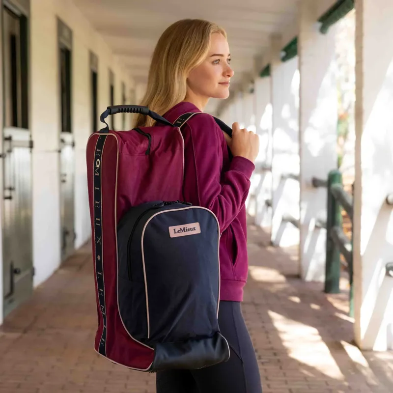 LeMieux Helmet and Boot Bag - Blackberry-1