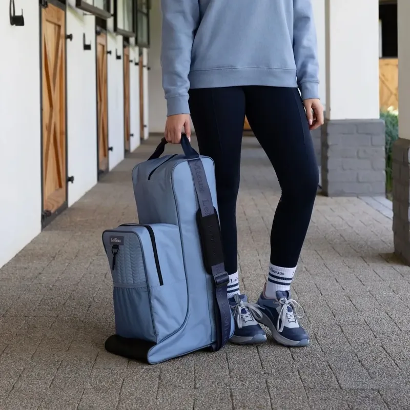 LeMieux Boot and Helmet Bag - Powder Blue-1
