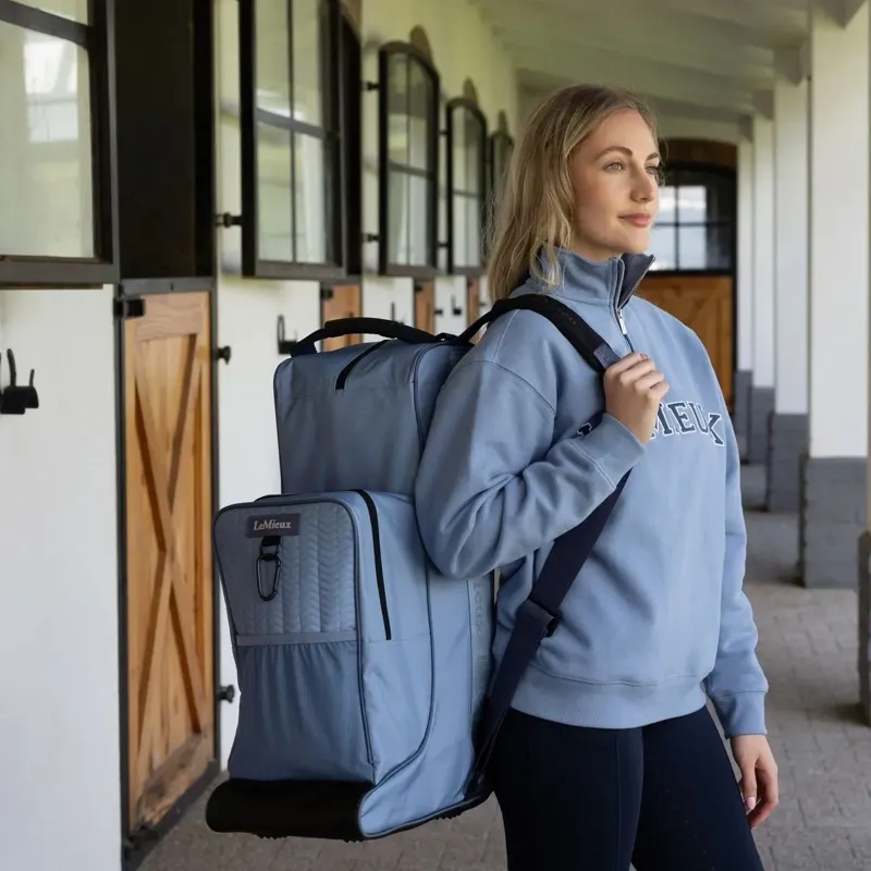 LeMieux Boot and Helmet Bag - Powder Blue-2