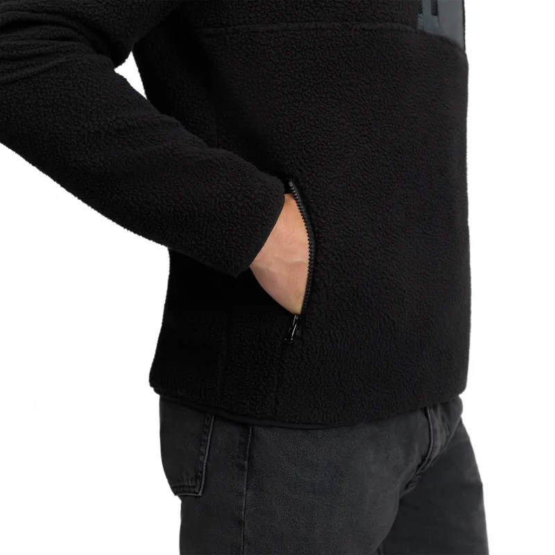 LeMieux Men's Borg Quarter Zip Fleece - Black-5