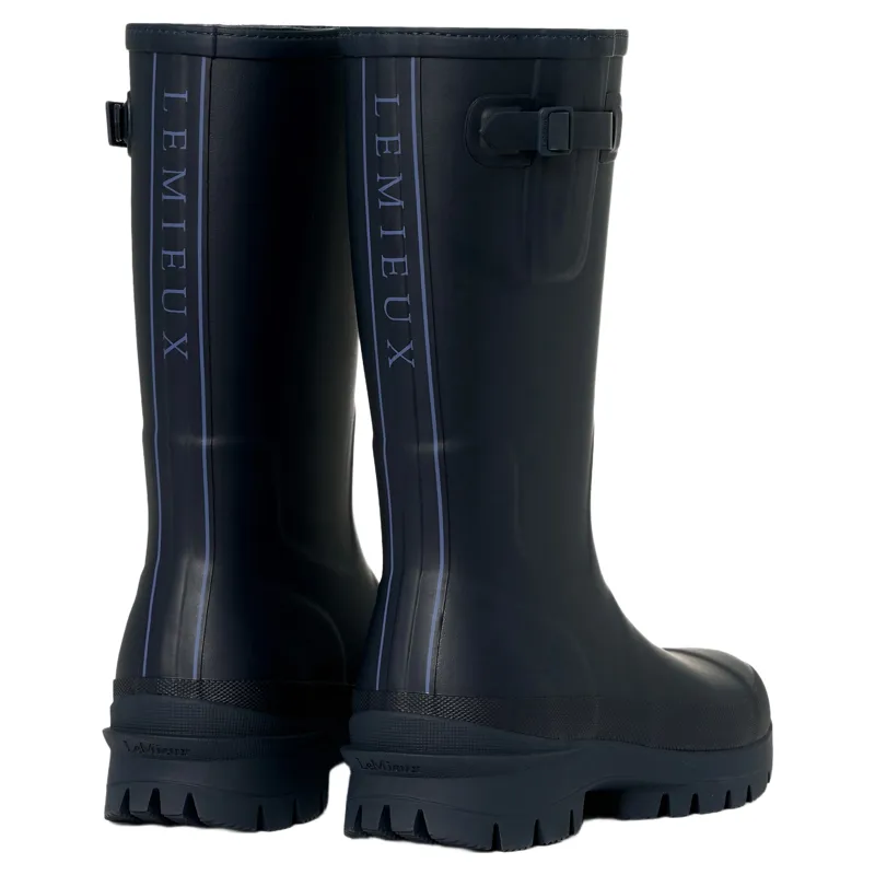 LeMieux Young Rider Bramshaw Rain Boots - Navy-2