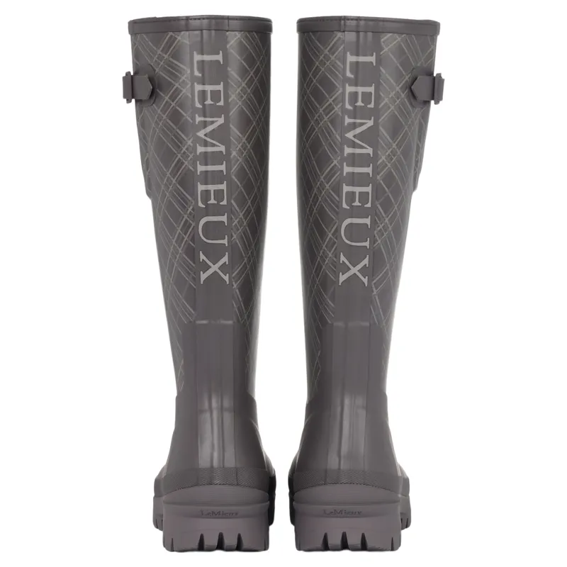 LeMieux Heritage Bramshaw Womens Neoprene Lined Rubber Boots - Cocoa-3