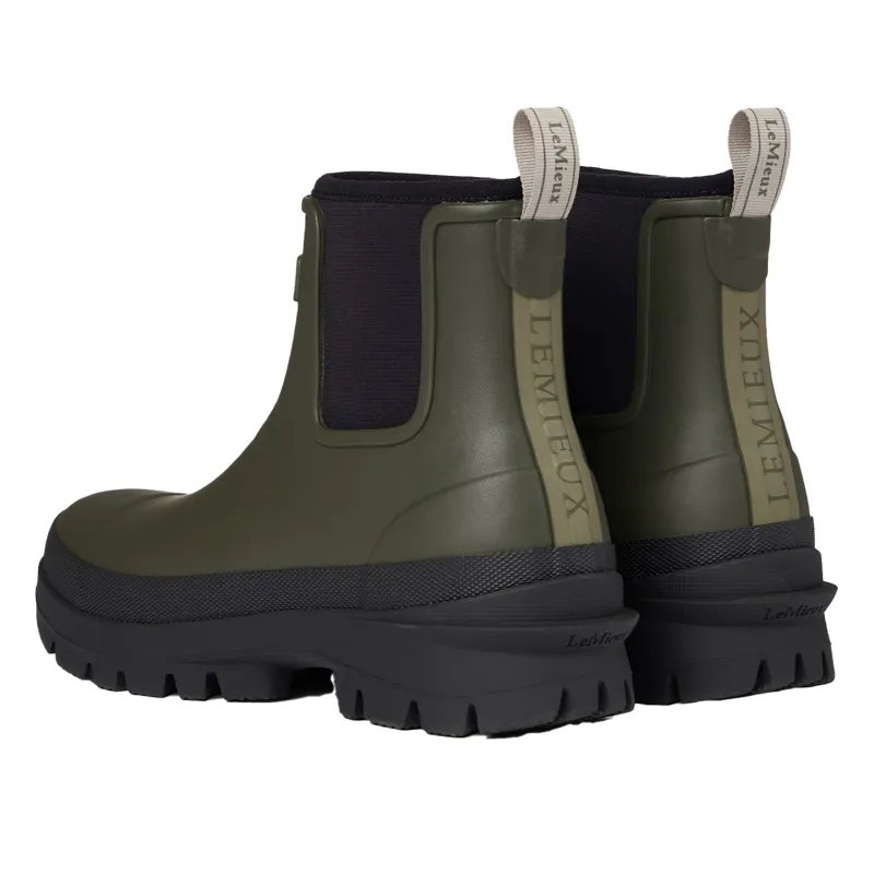 LeMieux Bramshaw Womens Chelsea Short Boots - Olive-1