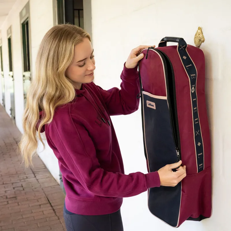LeMieux Anatomical Bridle Bag - Blackberry-1