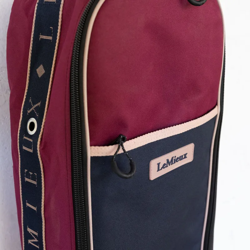 LeMieux Anatomical Bridle Bag - Blackberry-2