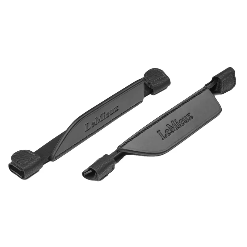 LeMieux Leather Bridle Blinders - Black