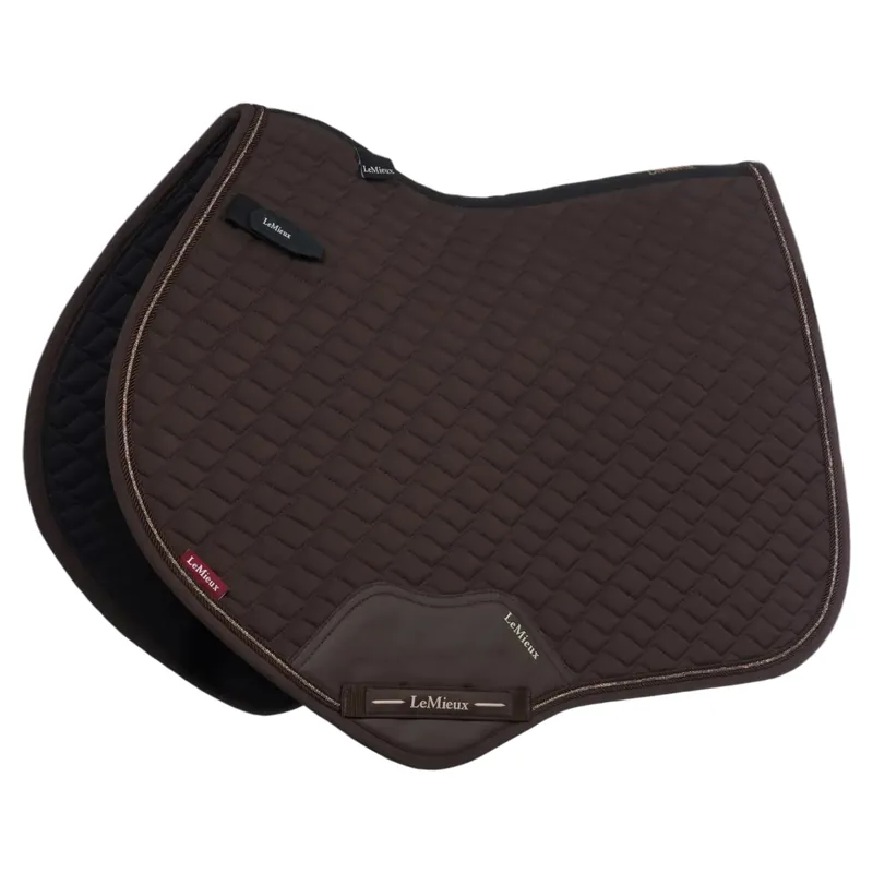 LeMieux Brilliance Close Contact Saddle Pad - Espresso