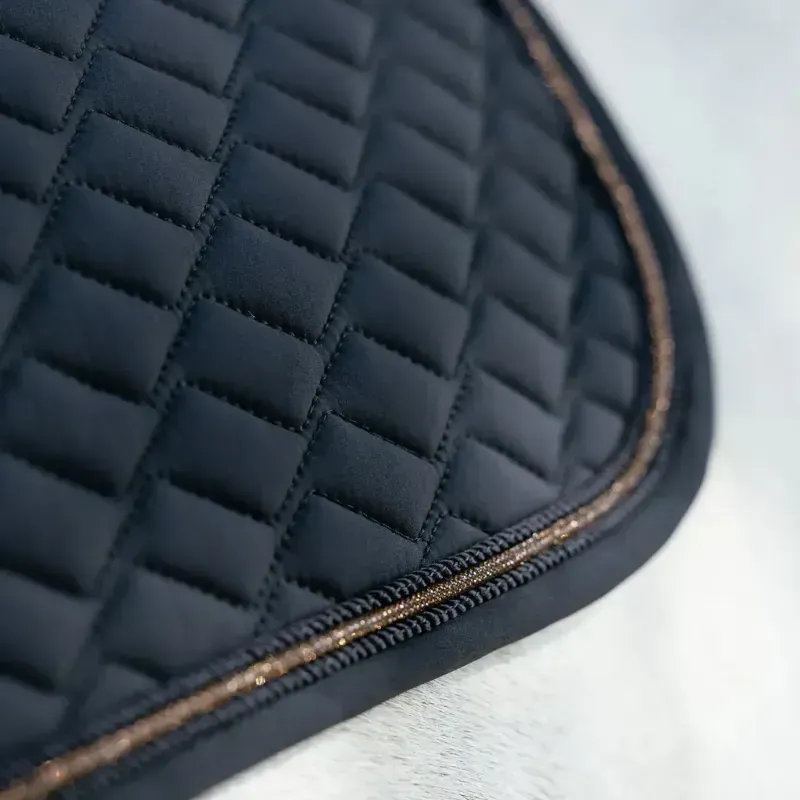 LeMieux Brilliance Close Contact Saddle Pad - Navy-1