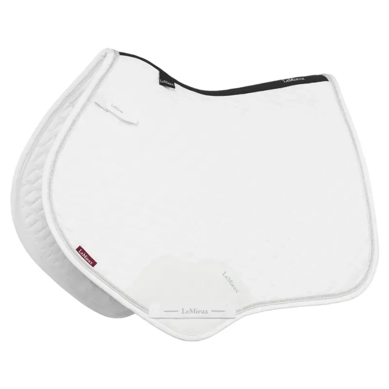 LeMieux Brilliance Close Contact Saddle Pad - White