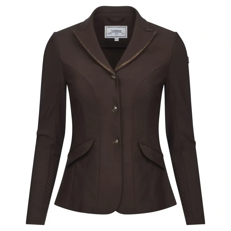 LeMieux Brilliance Diana Women's Show Jacket - Espresso-2