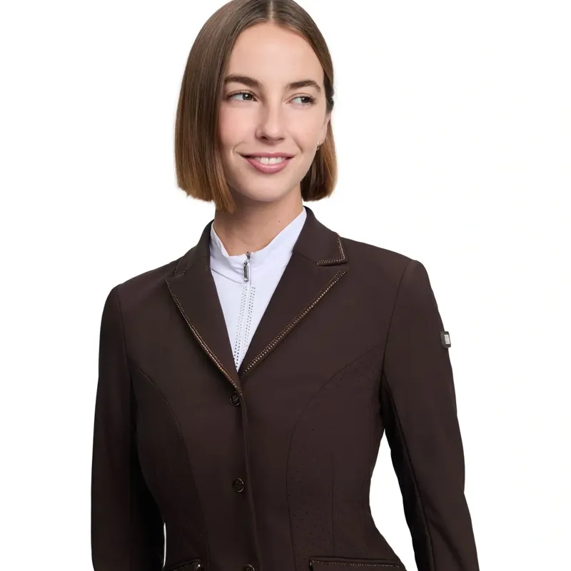 LeMieux Brilliance Diana Women's Show Jacket - Espresso-4