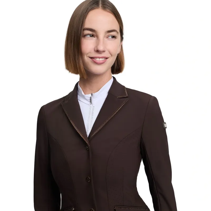 LeMieux Brilliance Diana Women's Show Jacket - Espresso-3