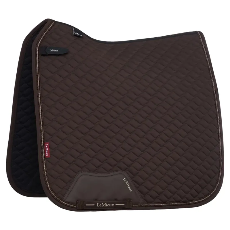 LeMieux Brilliance Dressage Saddle Pad - Espresso
