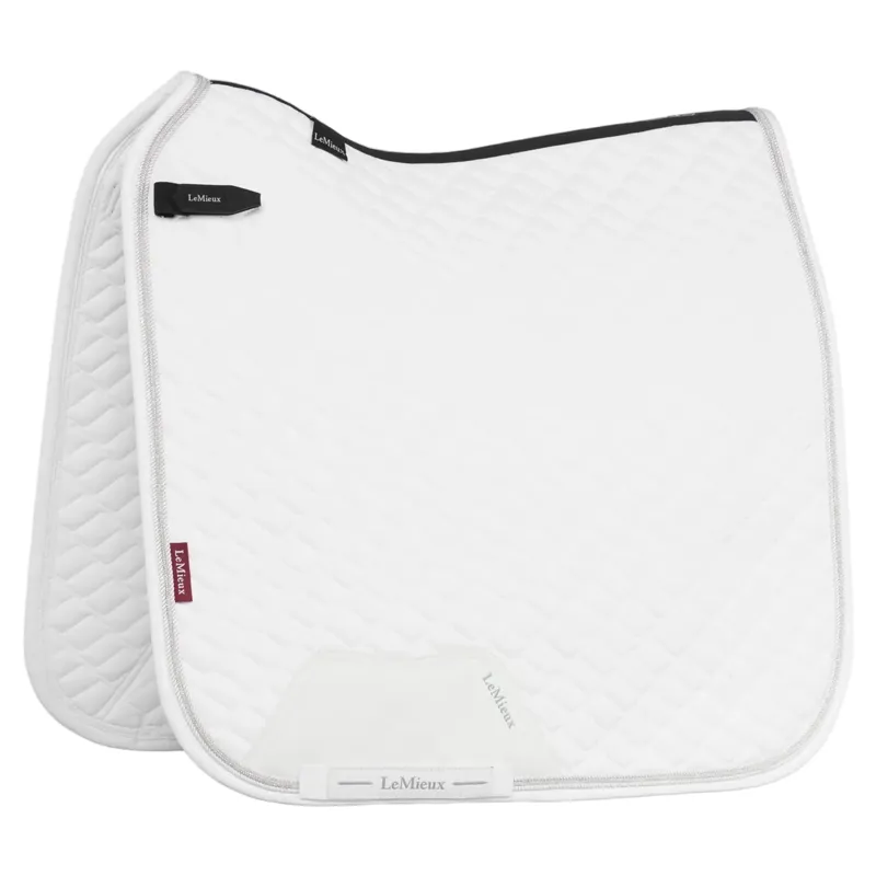 LeMieux Brilliance Dressage Saddle Pad - White