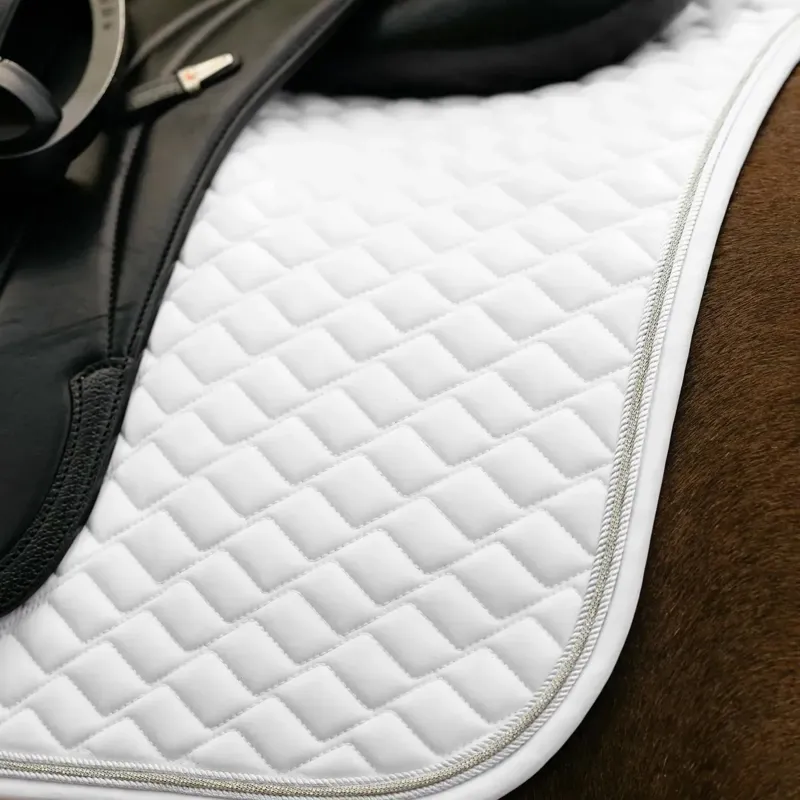 LeMieux Brilliance Dressage Saddle Pad - White-2