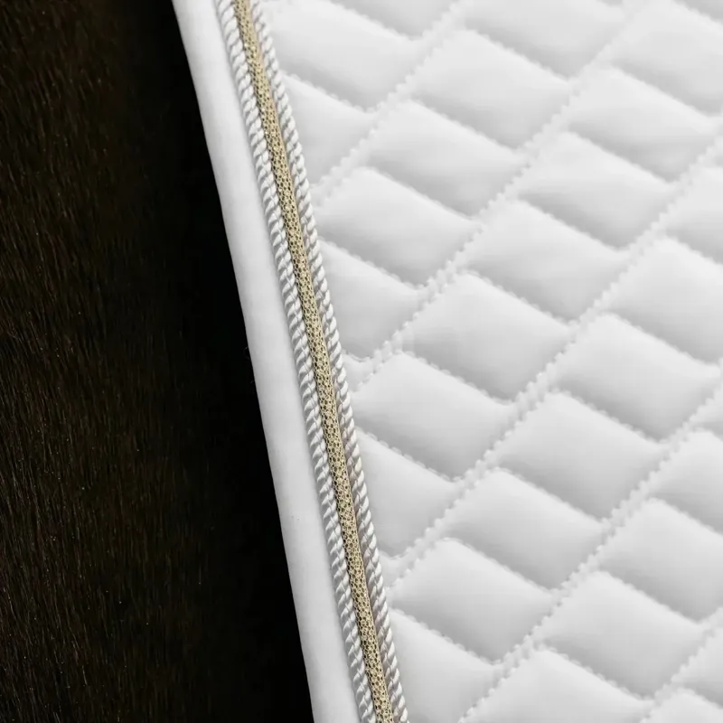 LeMieux Brilliance Dressage Saddle Pad - White-3