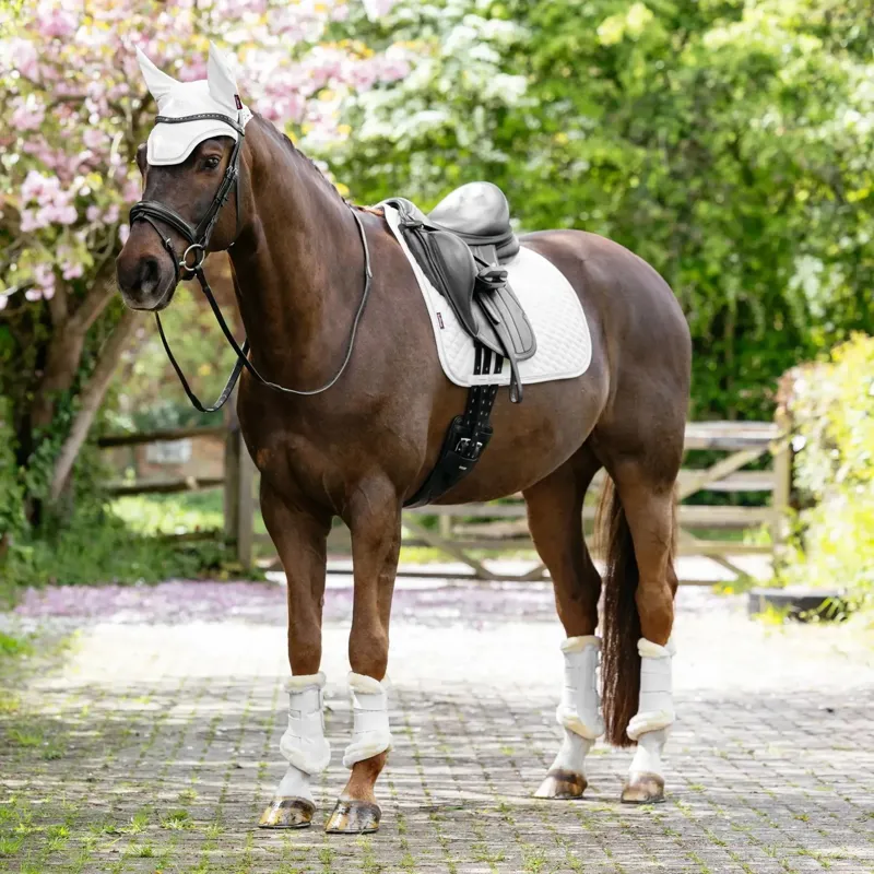LeMieux Brilliance Dressage Saddle Pad - White-4