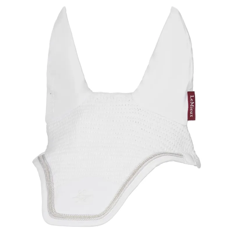 LeMieux Brilliance Fly Bonnet - White
