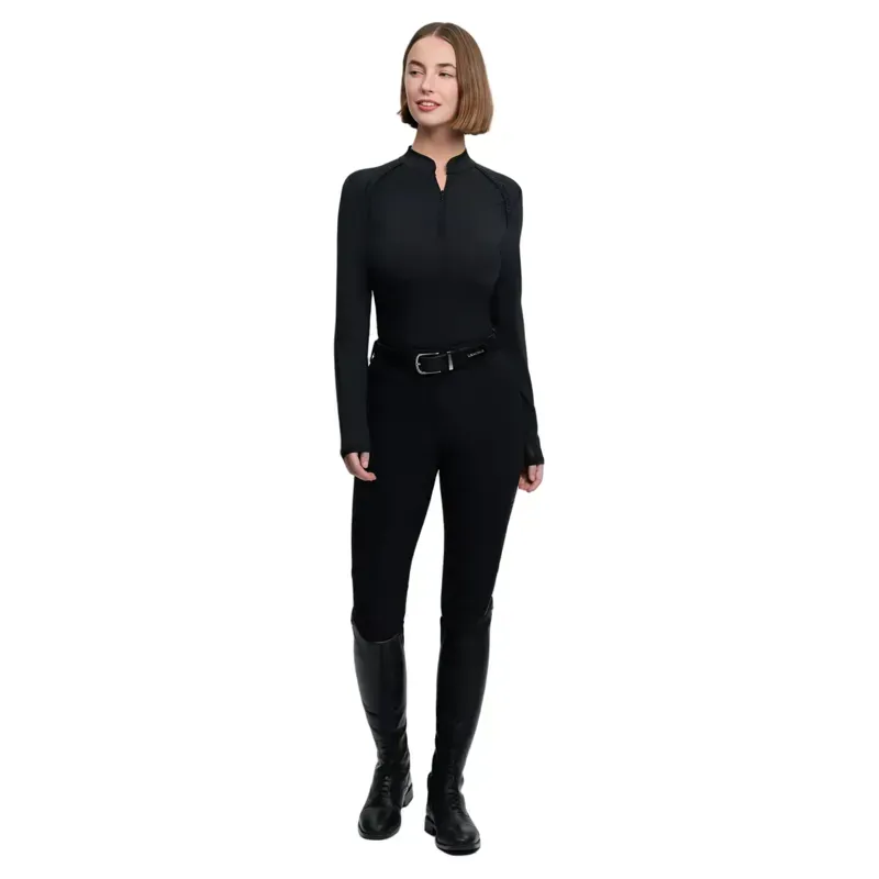 LeMieux Brilliance Heyden Women's Lightweight Base Layer - Black-4
