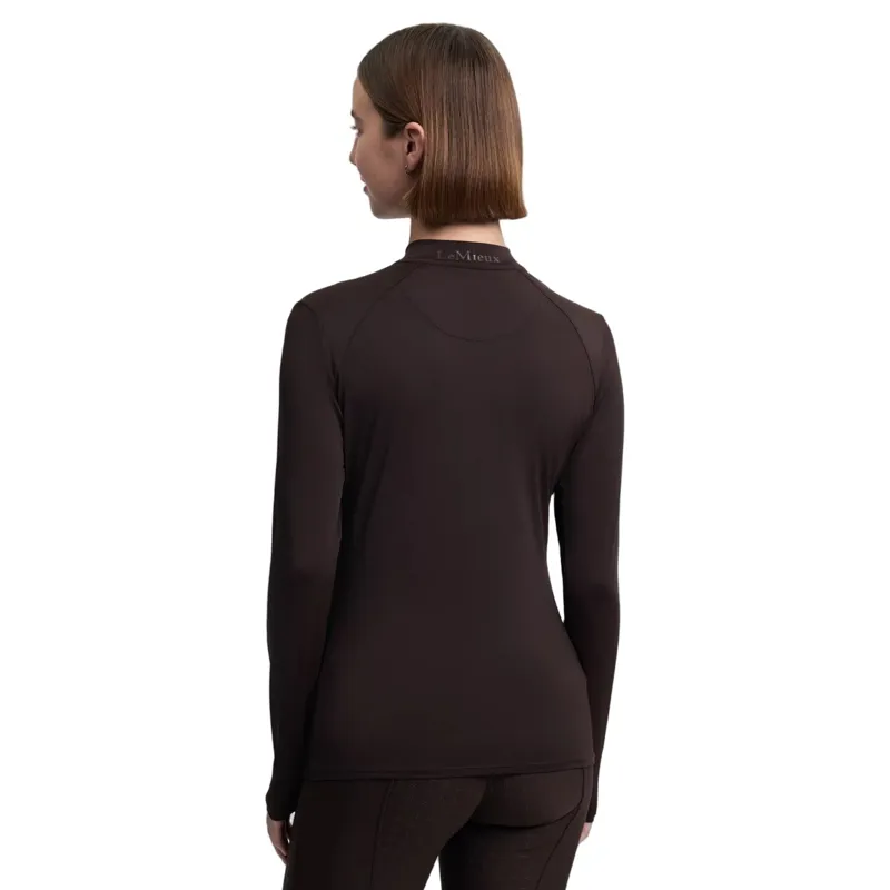 LeMieux Brilliance Heyden Womens Lightweight Base Layer - Espresso-2