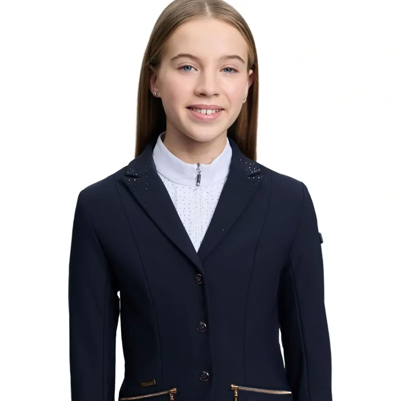 LeMieux Brilliance Junior Pro Show Coat-Navy-2