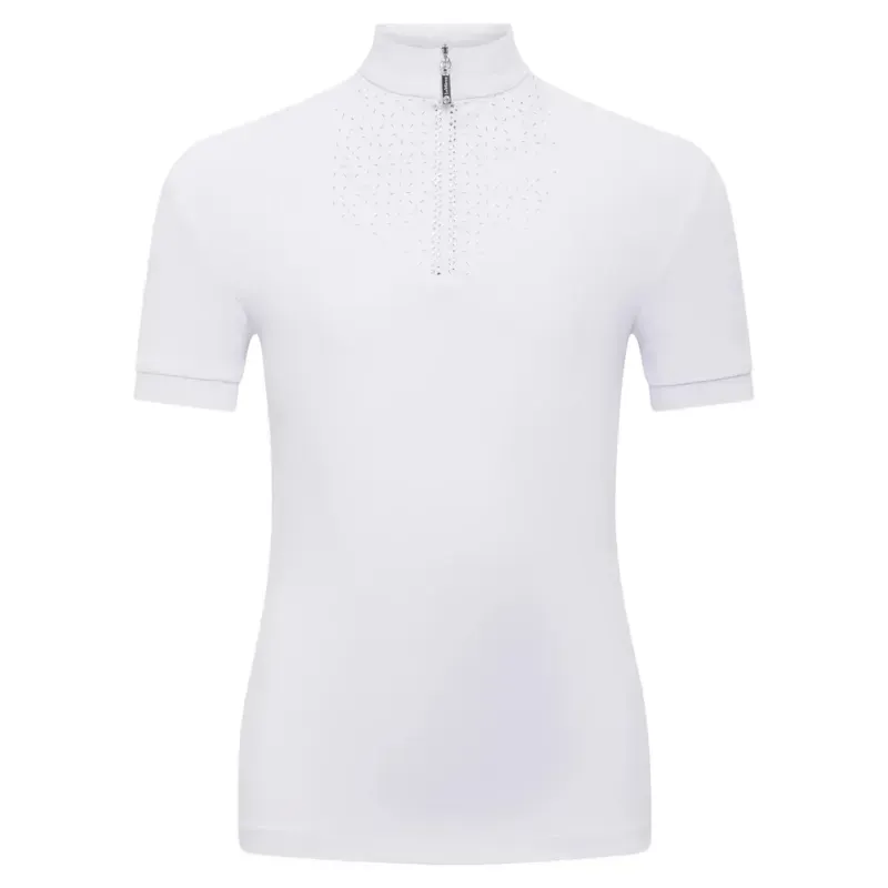 LeMieux Brilliance Verity Women's Short Sleeve Show Shirt - White-3