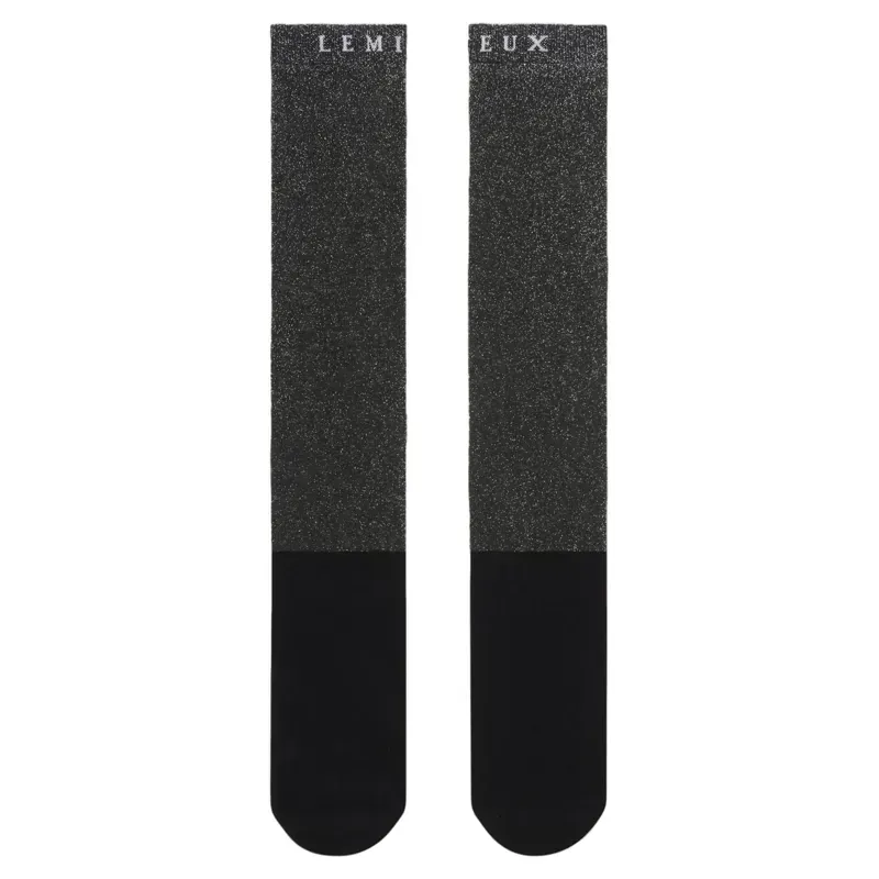 LeMieux Brilliance Women's Competition Tall Riding Socks - Black-1