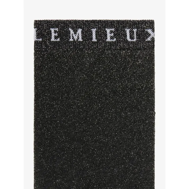 LeMieux Brilliance Women's Competition Tall Riding Socks - Black-2