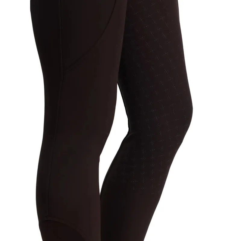 LeMieux Brilliance Full Grip Womens Breeches - Espresso-3