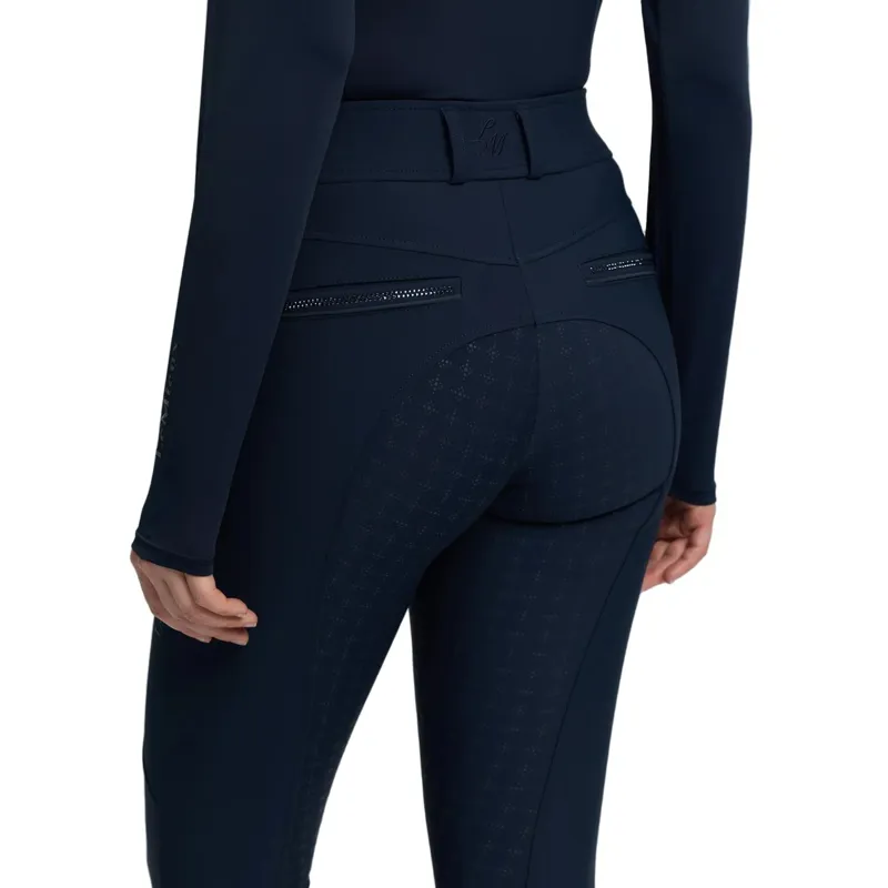 LeMieux Brilliance Full Grip Women's Breeches - Navy-3