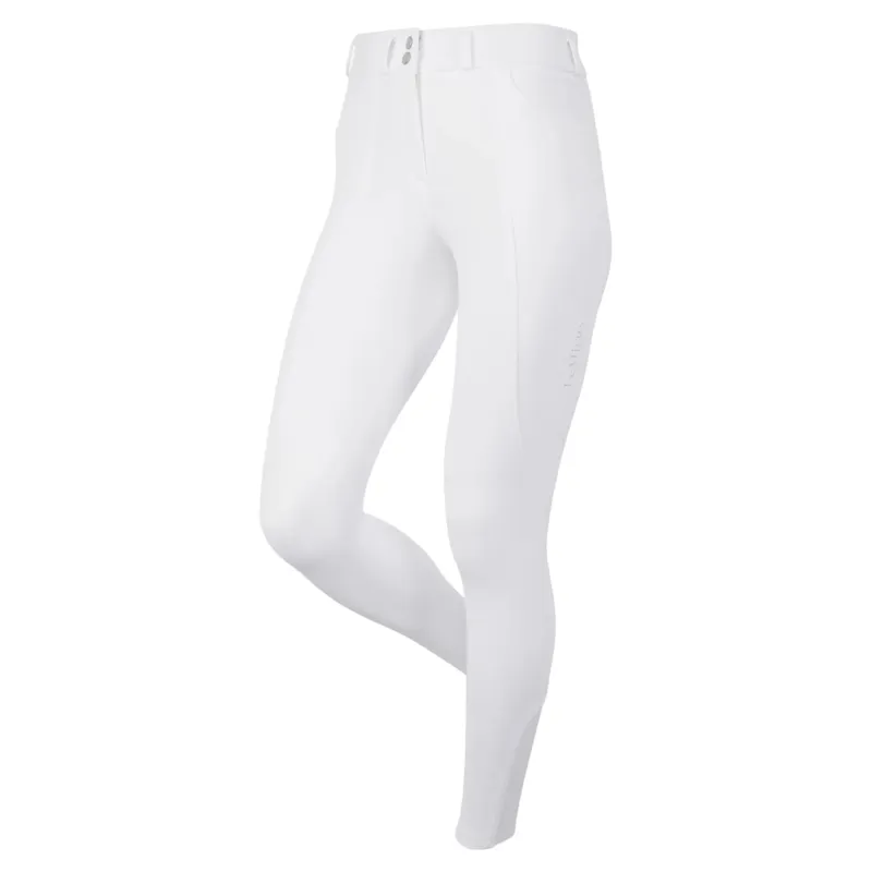 LeMieux Brilliance Women's Full Grip Competition Breeches - White-1