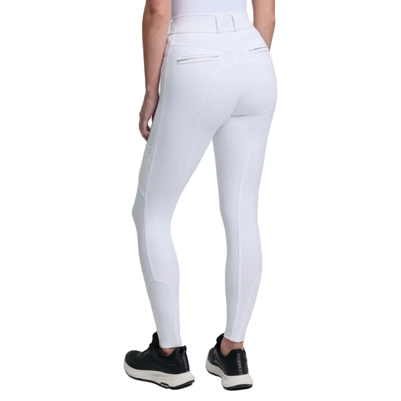 LeMieux Brilliance Women's Full Grip Competition Breeches - White-2