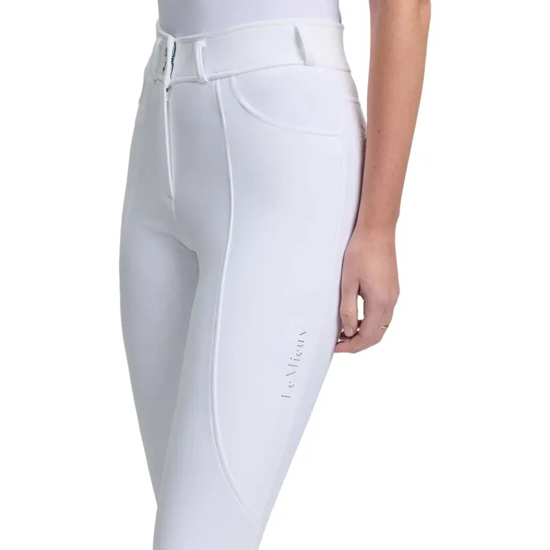 LeMieux Brilliance Women's Full Grip Competition Breeches - White-5