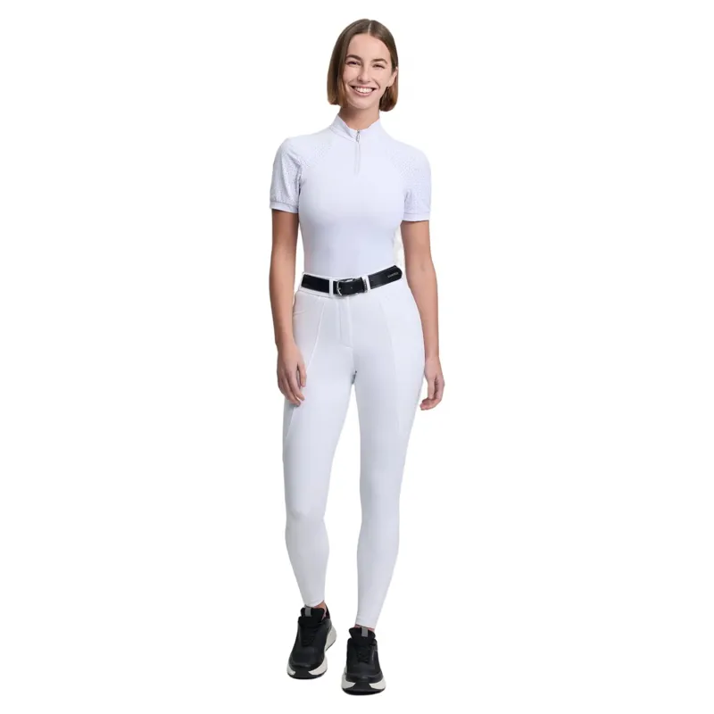 LeMieux Brilliance Women's Full Grip Competition Breeches - White-6