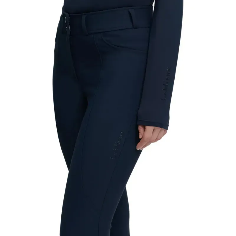 LeMieux Brilliance Women's Knee Grip Breeches - Navy-5