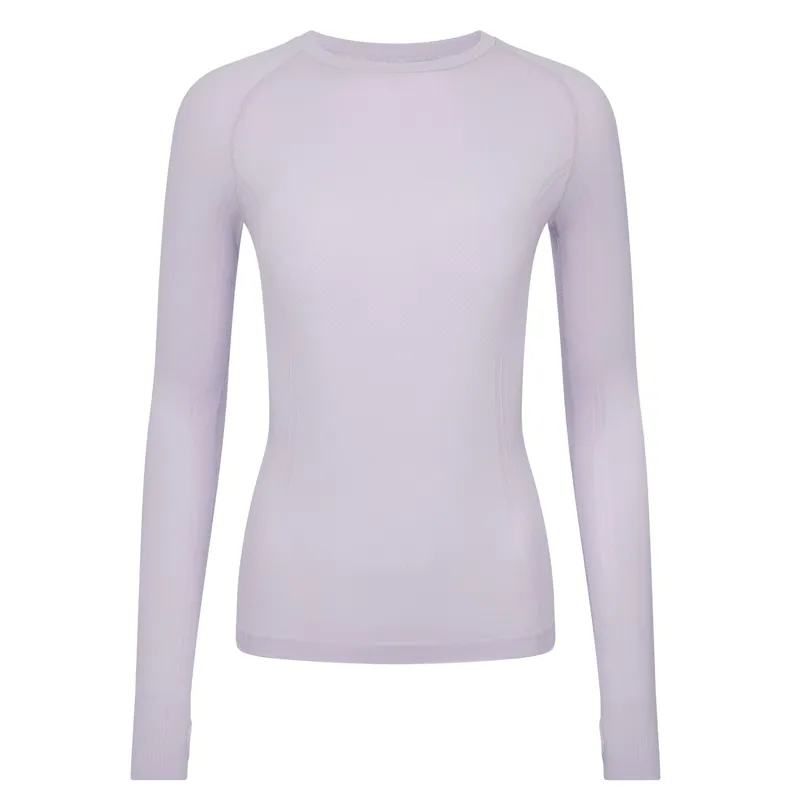 LeMieux Britney Women's Seamless Long Sleeve Top - Lilac-6