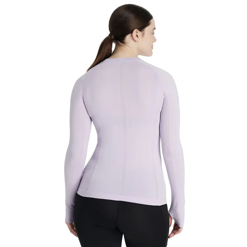 LeMieux Britney Women's Seamless Long Sleeve Top - Lilac-1