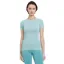 LeMieux Britney Ladies Seamless Short Sleeve Top - Aqua