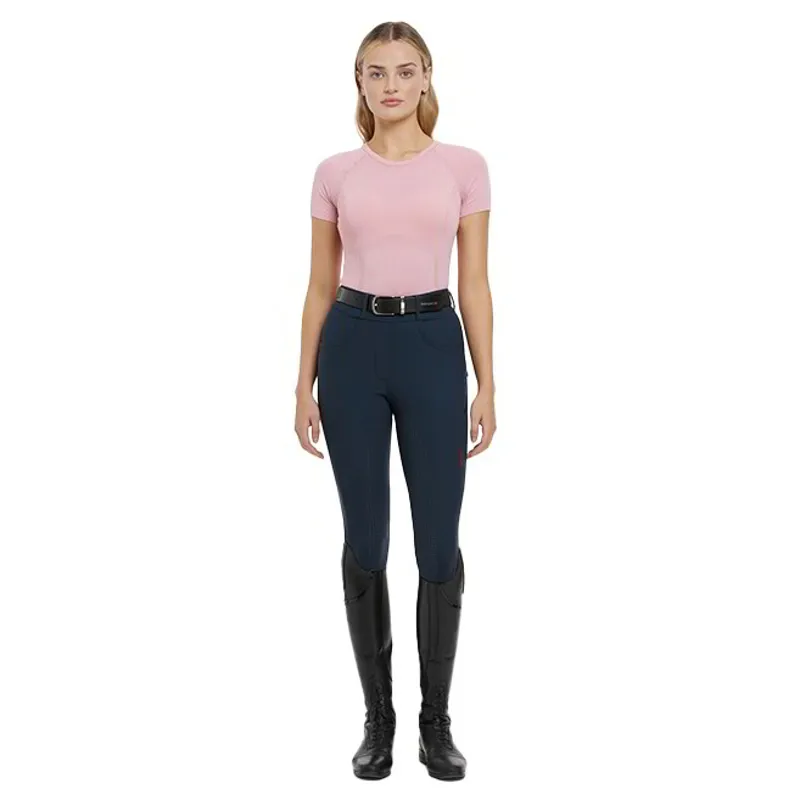 LeMieux Britney Women's Seamless Short Sleeve Top - Blossom-6